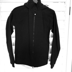 Black LULULEMON WOMEN’s hooded utility jacket